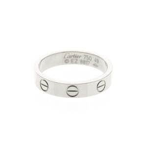 CARTIER 18k Silver Love Ring